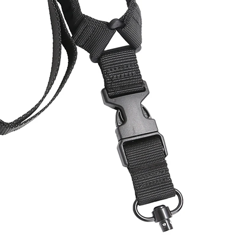Shot Gun Belt Hunting Accessories Tactical Gear Tactical Single Point Gun Sling Shoulder Strap Rifle Rope Belt QD Metal Buckle