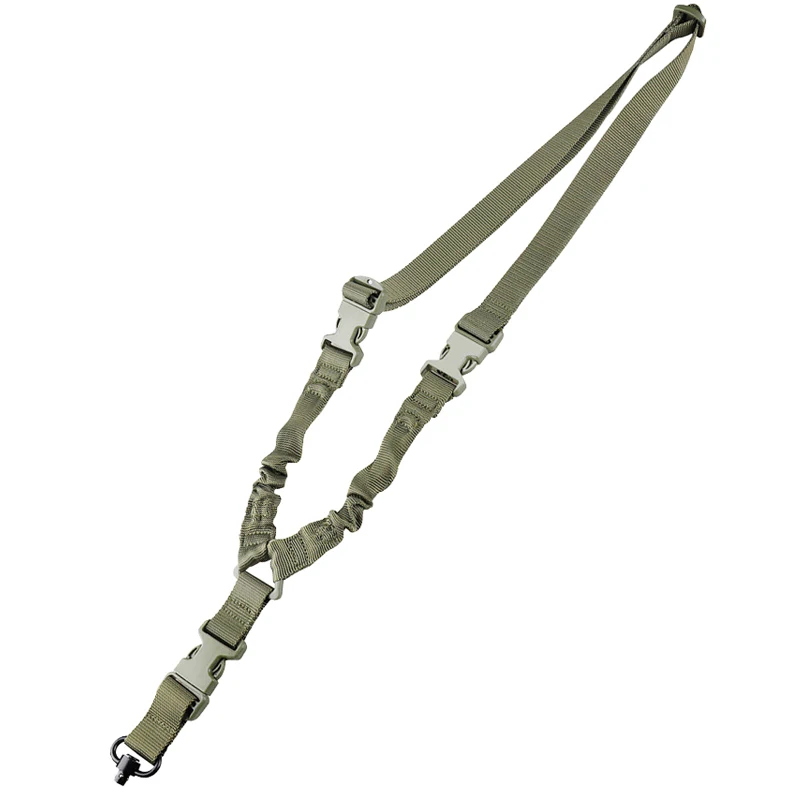 Shot Gun Belt Hunting Accessories Tactical Gear Tactical Single Point Gun Sling Shoulder Strap Rifle Rope Belt QD Metal Buckle
