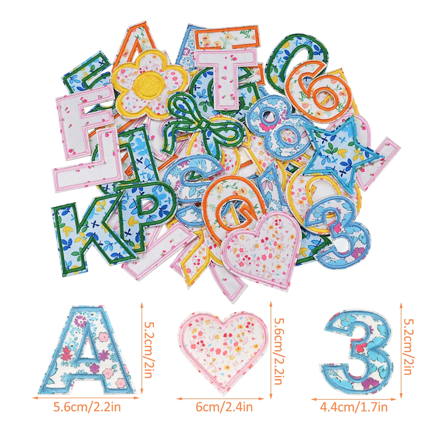 26pcs A-Z English Letter Glitter Pearls Rhinestone Patches Repair Embroidered Sew on Appliques,Patches for DIY Clothes Bags Hats