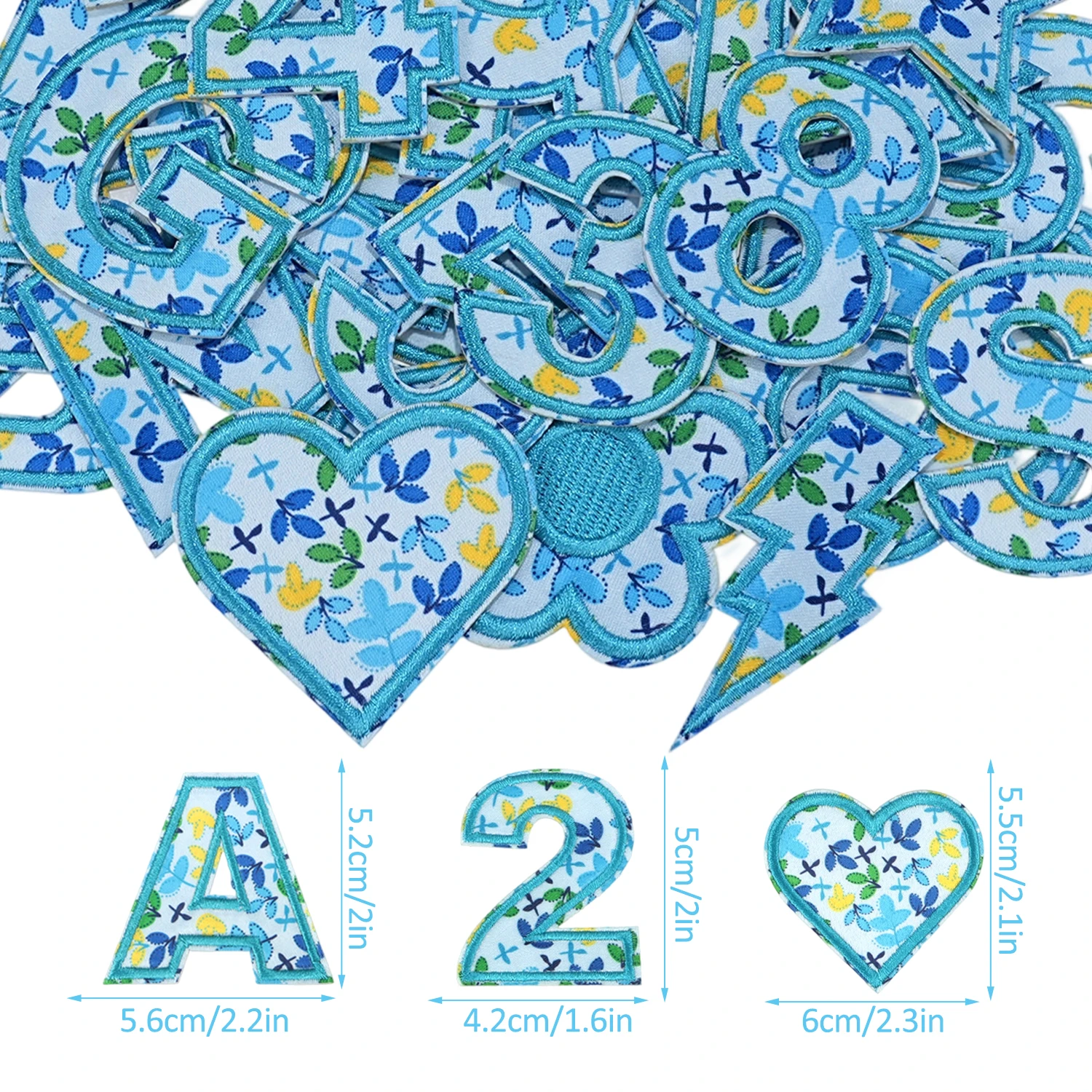 26pcs A-Z English Letter Glitter Pearls Rhinestone Patches Repair Embroidered Sew on Appliques,Patches for DIY Clothes Bags Hats