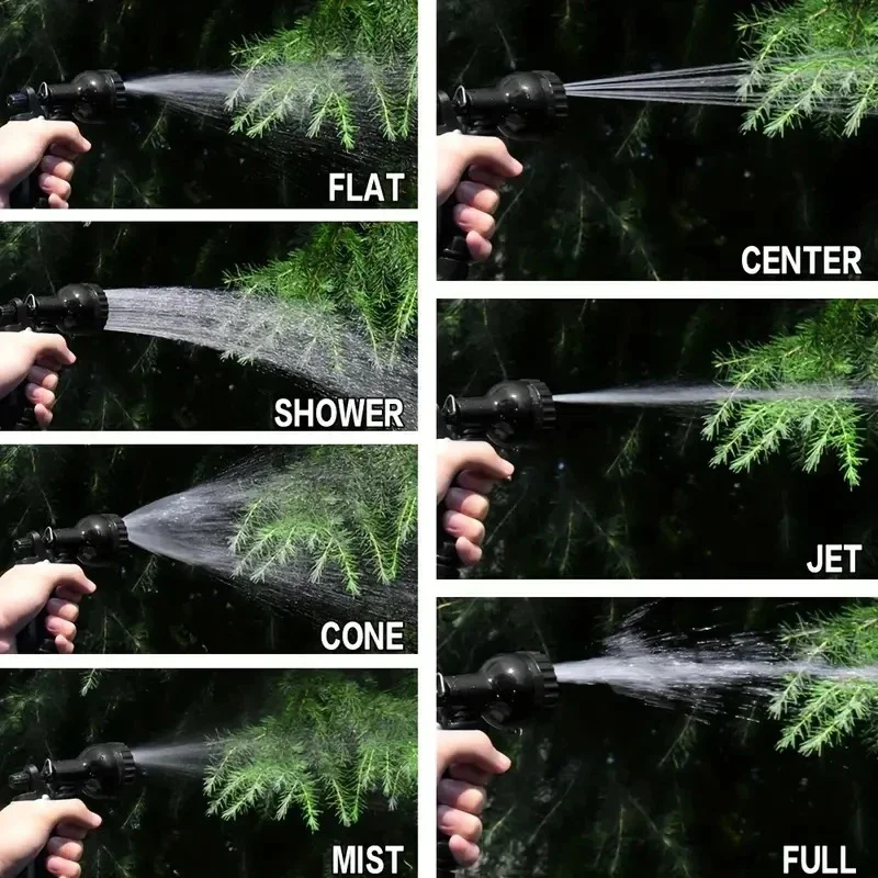 High-Pressure Car Wash Hose Expandable Magic Hose Pipe Home Garden Watering Hose Multi-Function Gardening Cleaning Water Sprayer
