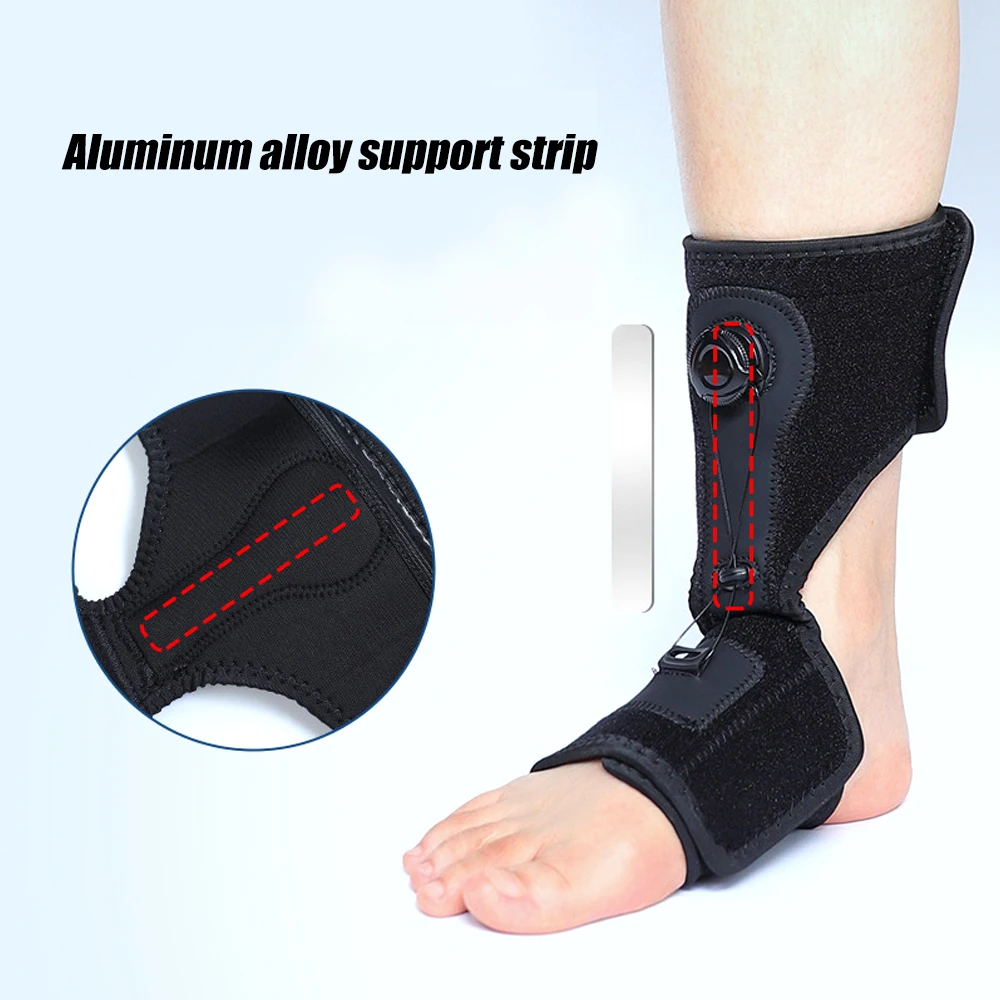 1PCS Adjustable Ankle Support Compression Ankle Brace Protector for Running Basketball Nylon Knitted Gym Bandage Ankle Strap