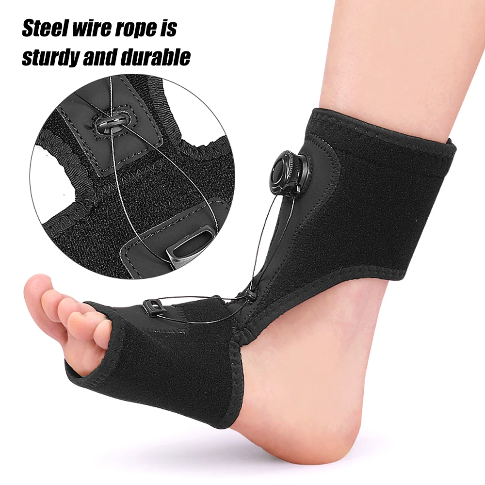 1PCS Adjustable Ankle Support Compression Ankle Brace Protector for Running Basketball Nylon Knitted Gym Bandage Ankle Strap
