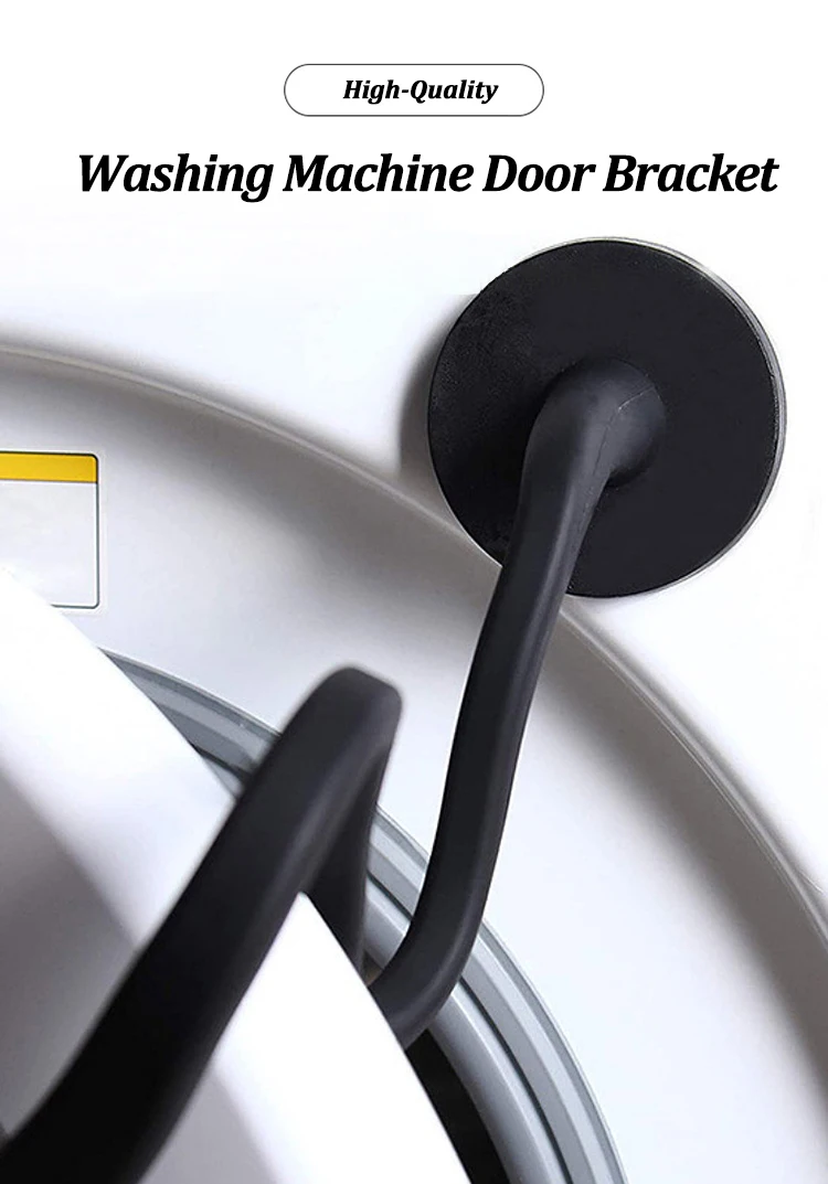 Silicone Washer Door Prop Magnetic Washing Machine Door Holder Keep Washer Door Open Drying Machine For Home