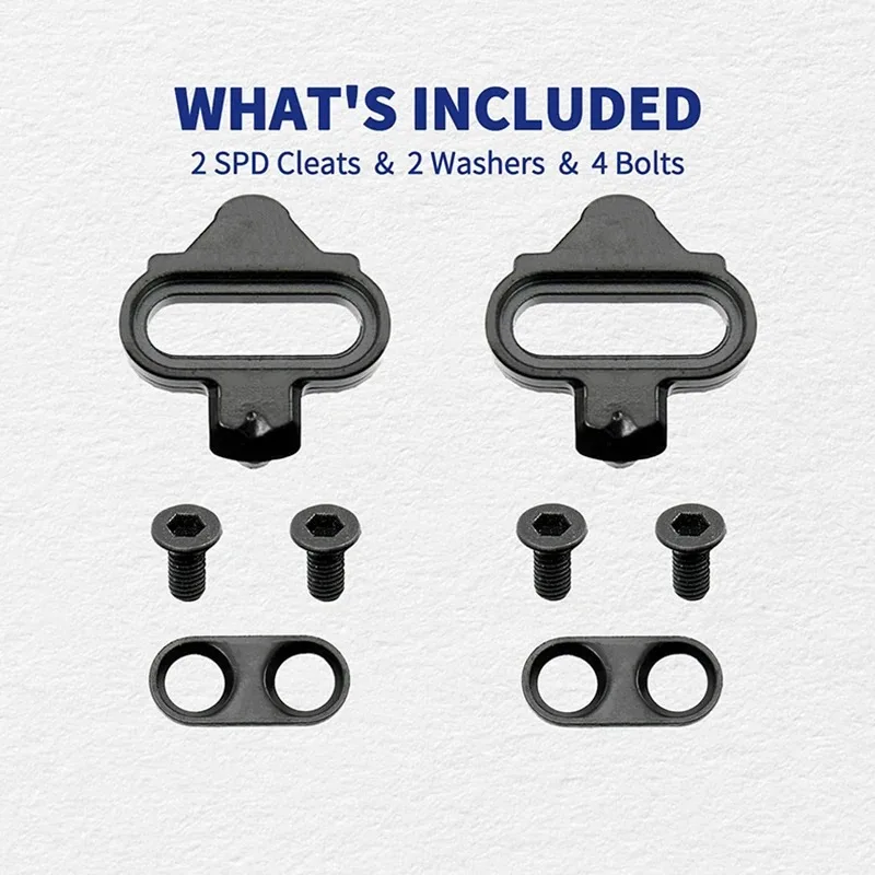 Mountain Bike Shoes Cleats for Shimano SH51 SPD MTB Cleats Multi-Release Spd Pedal Cycling Shoes Clips Set Bicycle Accessories