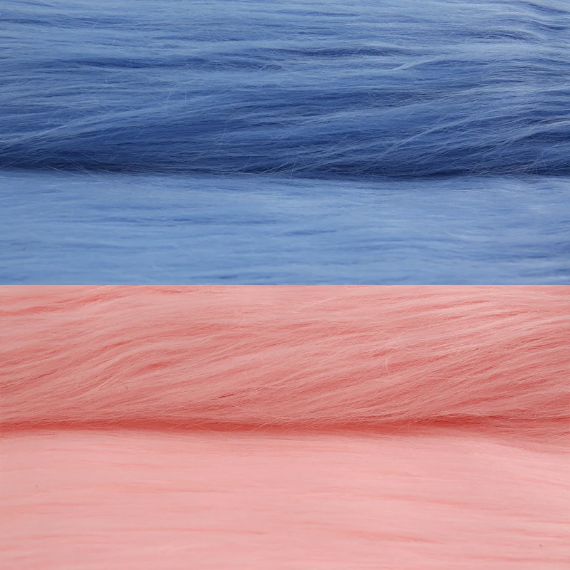 25x45cm 9cmPile Faux Fur Fabric For Sewing Doll Toy Beard Hair DIY Patchwork Material Accessories Home Decoration Cosplay Fabric