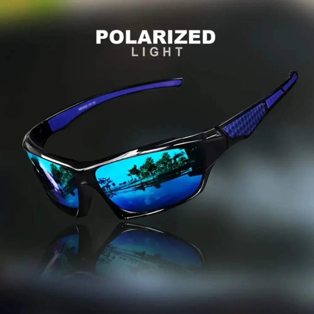 Fashion Sports Sunglasses Polarized UV Protection Personalized Glasses Round Frame Cool Men's And Women's UV400 Fishing Eyewear