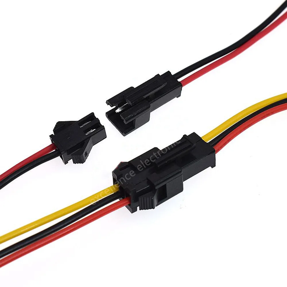 2/5/10Pairs JST 1.25 PH/SM2.5/XH 2.54 Pitch Male Female Wire Connector 2P 3P 4P 5P 6P JST Plug Jack Terminal Cable