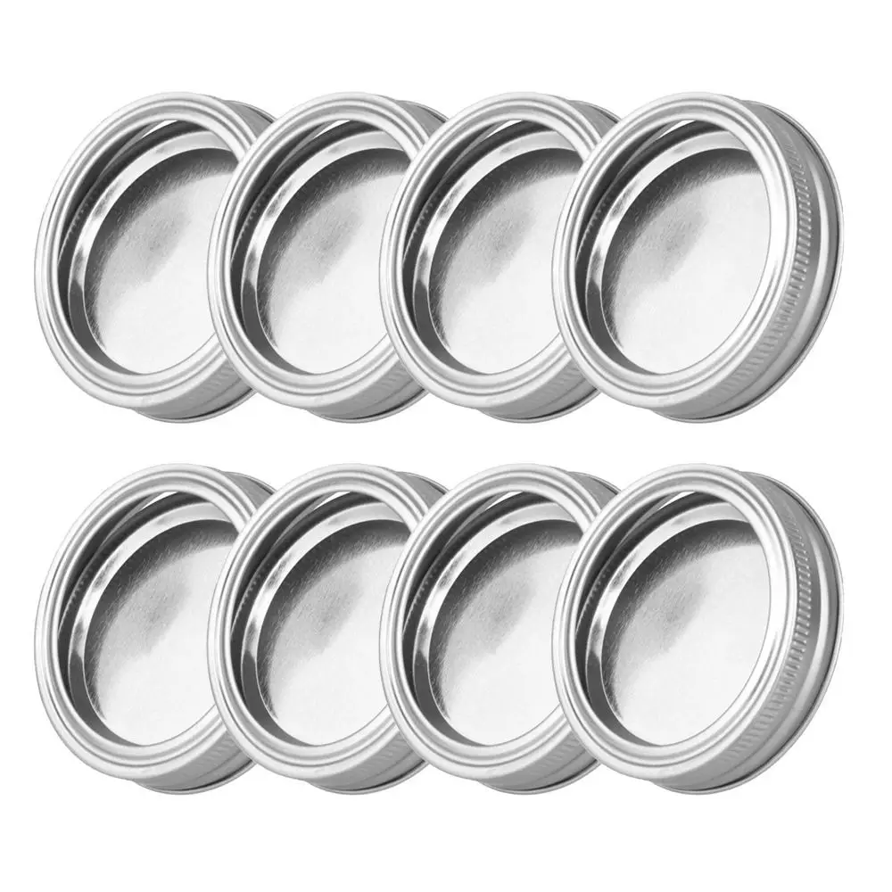 10/20PCS Canning Lids Regular/Wide Mouth Mason Jar Lids Split-type Wide Mouth Tinplate Storage Bands Jar Caps Mason Jar Lid