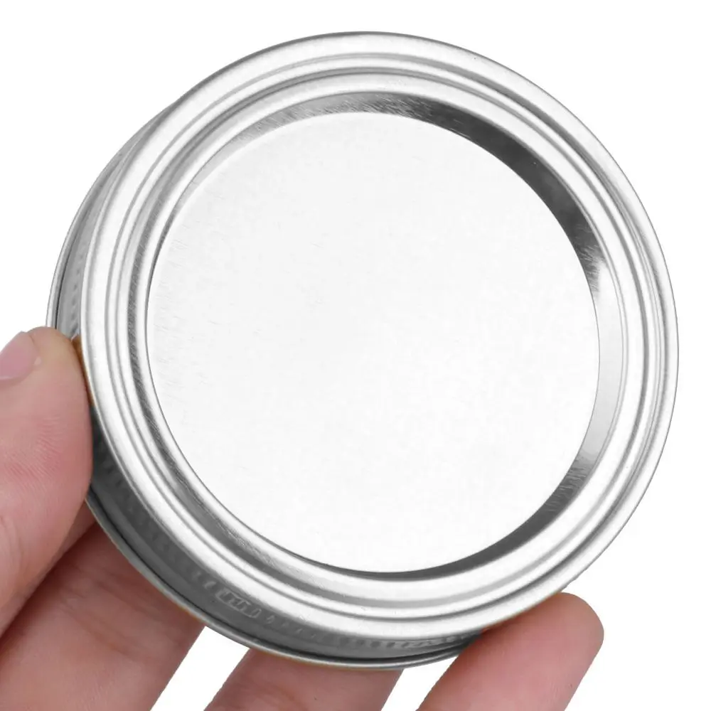10/20PCS Canning Lids Regular/Wide Mouth Mason Jar Lids Split-type Wide Mouth Tinplate Storage Bands Jar Caps Mason Jar Lid