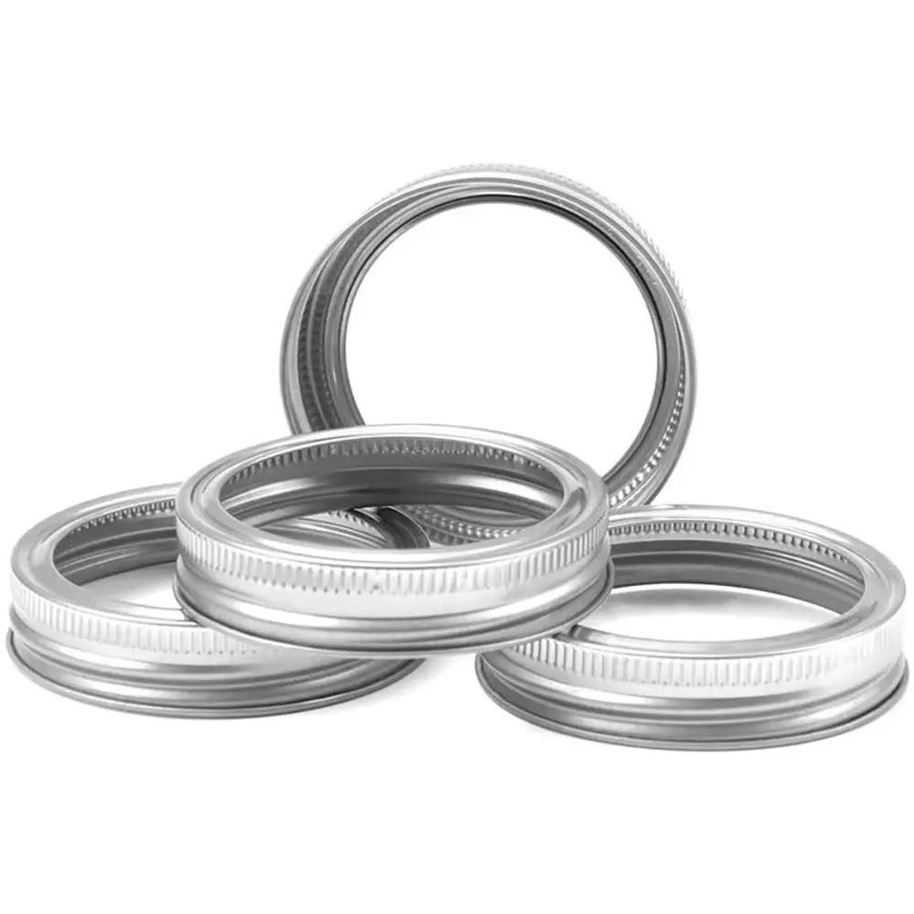 10/20PCS Canning Lids Regular/Wide Mouth Mason Jar Lids Split-type Wide Mouth Tinplate Storage Bands Jar Caps Mason Jar Lid