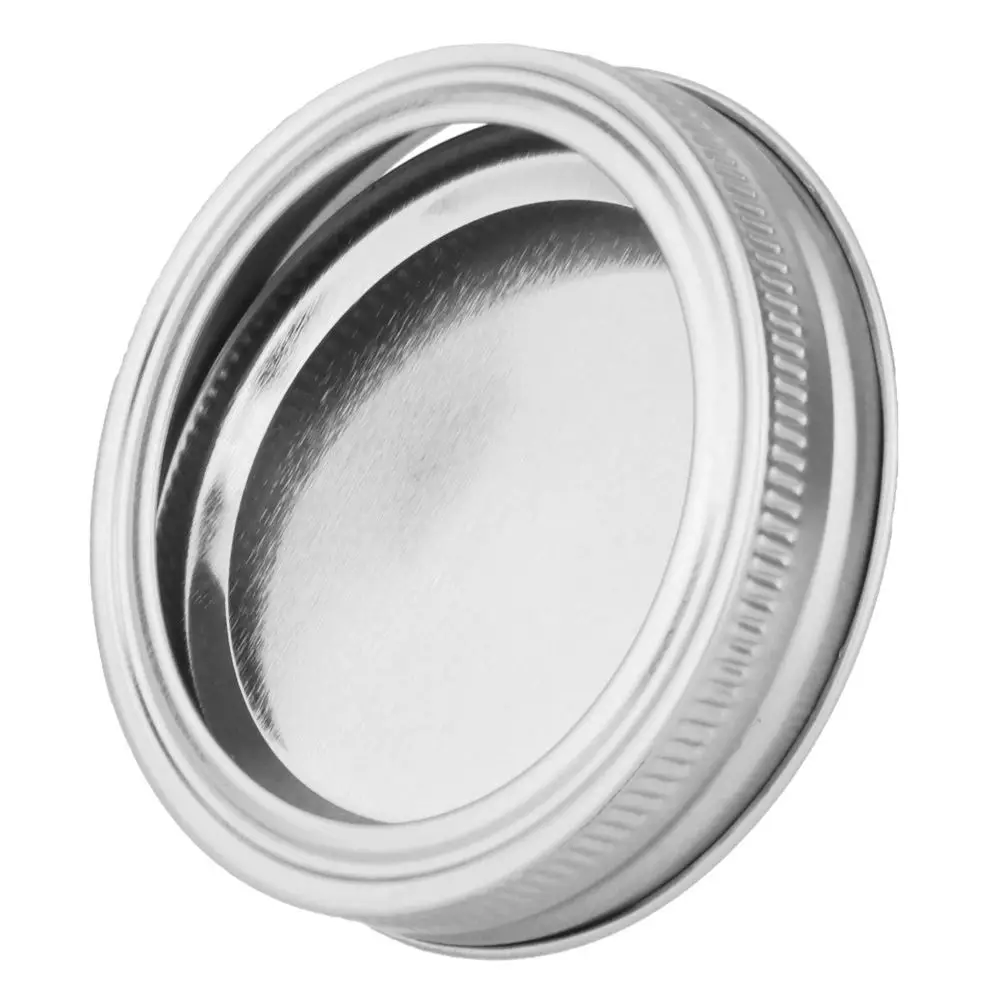10/20PCS Canning Lids Regular/Wide Mouth Mason Jar Lids Split-type Wide Mouth Tinplate Storage Bands Jar Caps Mason Jar Lid