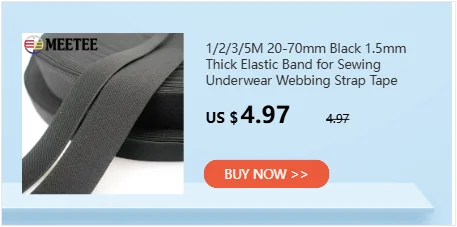 2/5Meters 10-50mm Silicone Elastic Band for Underwear Non-slip Bra Rubber Tape Waist Belt Stretch Ribbon DIY Sewing Accessories