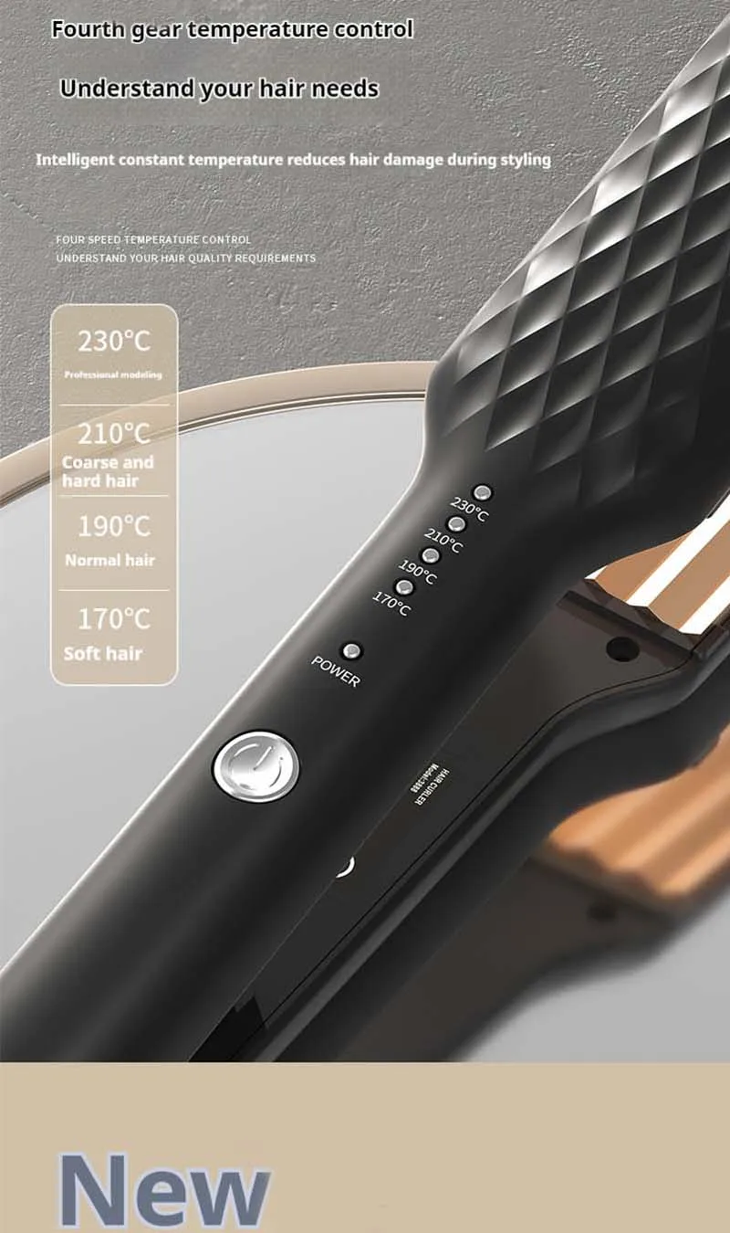 Hair Iron 3D Hair Crimper Professional Volumizing Curling Iron Corn Perm Fluffy Splint Flat Iron Hair Styling Tools