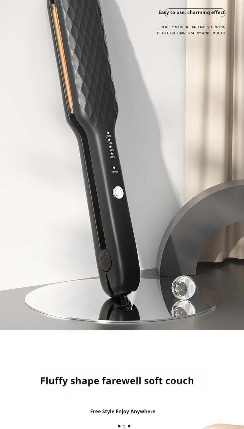 Hair Iron 3D Hair Crimper Professional Volumizing Curling Iron Corn Perm Fluffy Splint Flat Iron Hair Styling Tools