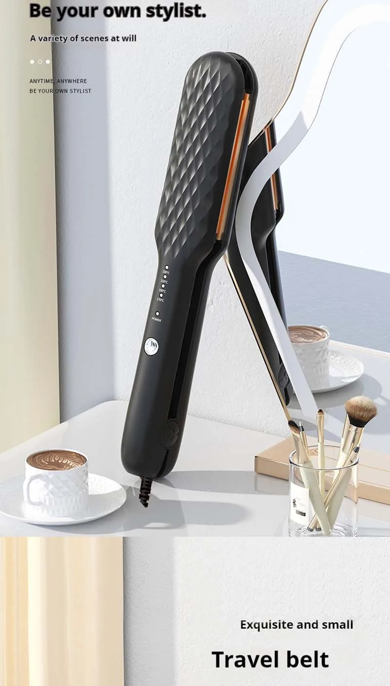 Hair Iron 3D Hair Crimper Professional Volumizing Curling Iron Corn Perm Fluffy Splint Flat Iron Hair Styling Tools
