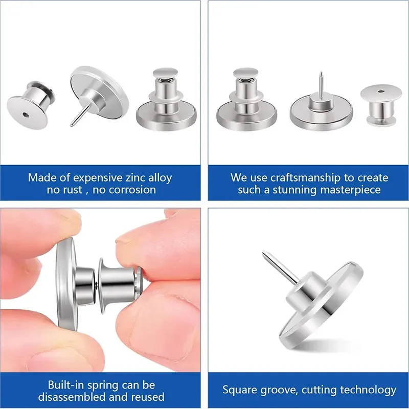 5/10/20Pcs Button Pins for Loose Jeans No Sew Instant Replacement Snap Tack Pant Button Adjustable Metal Pants Button Tightener