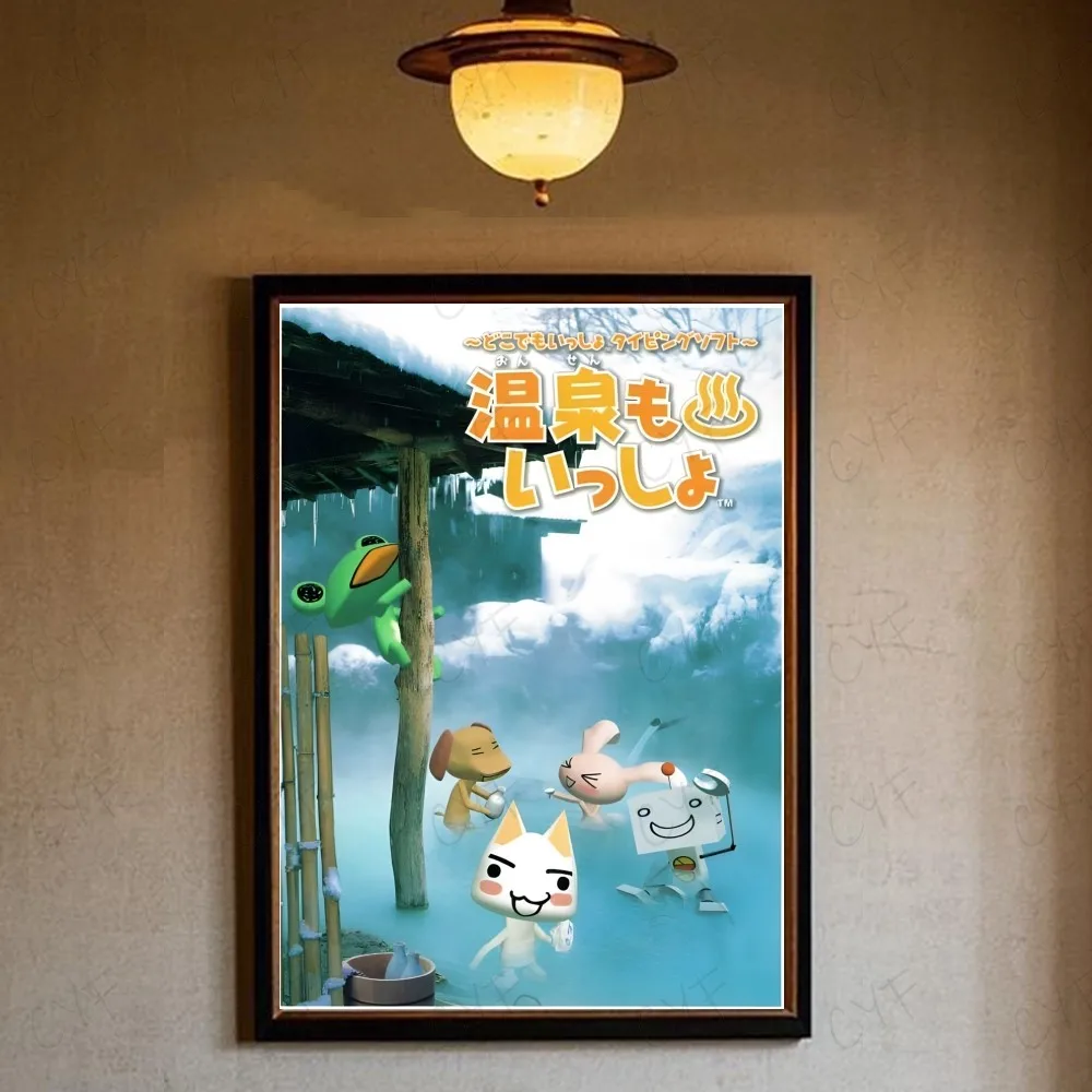 Inoue Toro CUTE Cat Hot Classic Movie Poster HD art sticky wall waterproof home living room bedroom bar aesthetic decoration