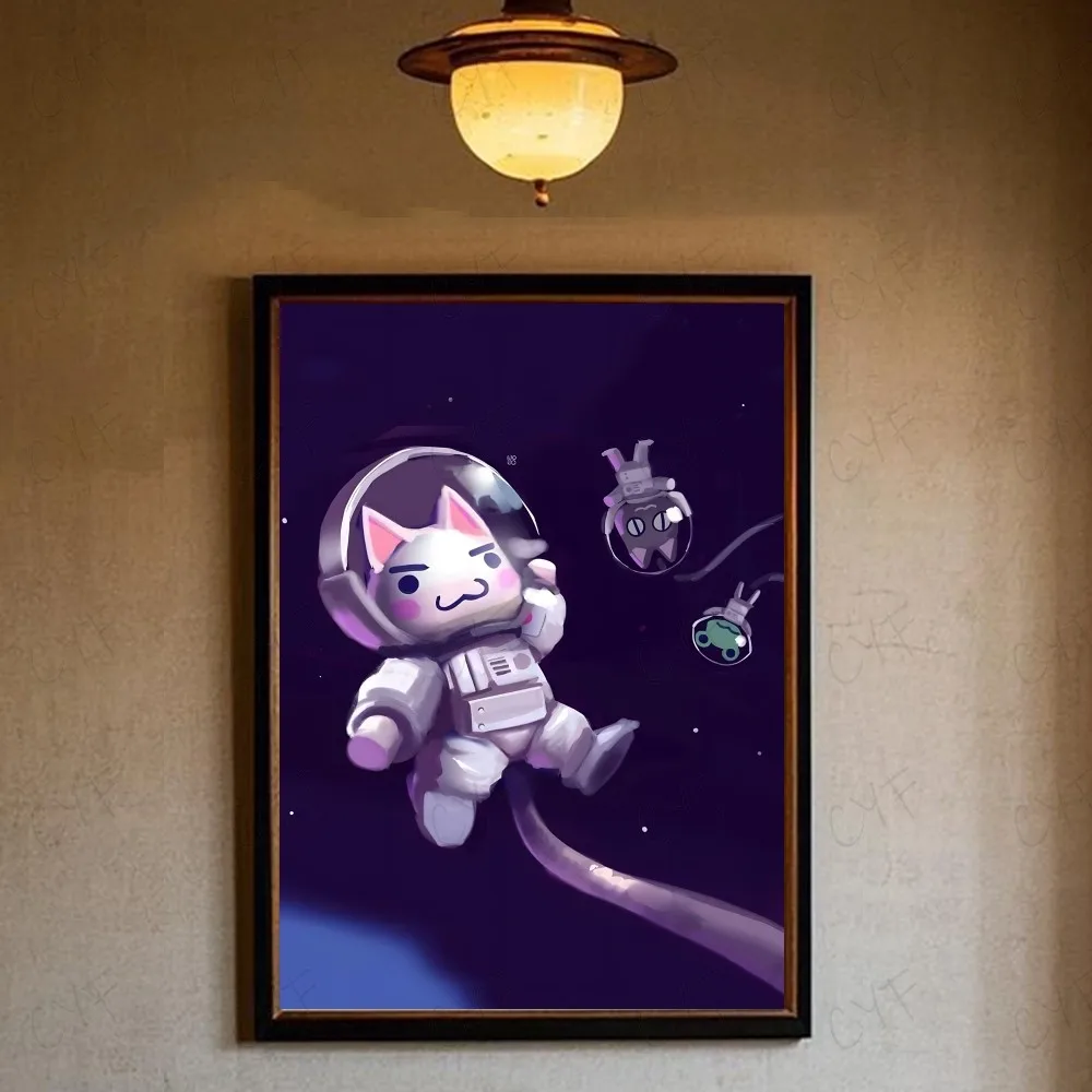Inoue Toro CUTE Cat Hot Classic Movie Poster HD art sticky wall waterproof home living room bedroom bar aesthetic decoration