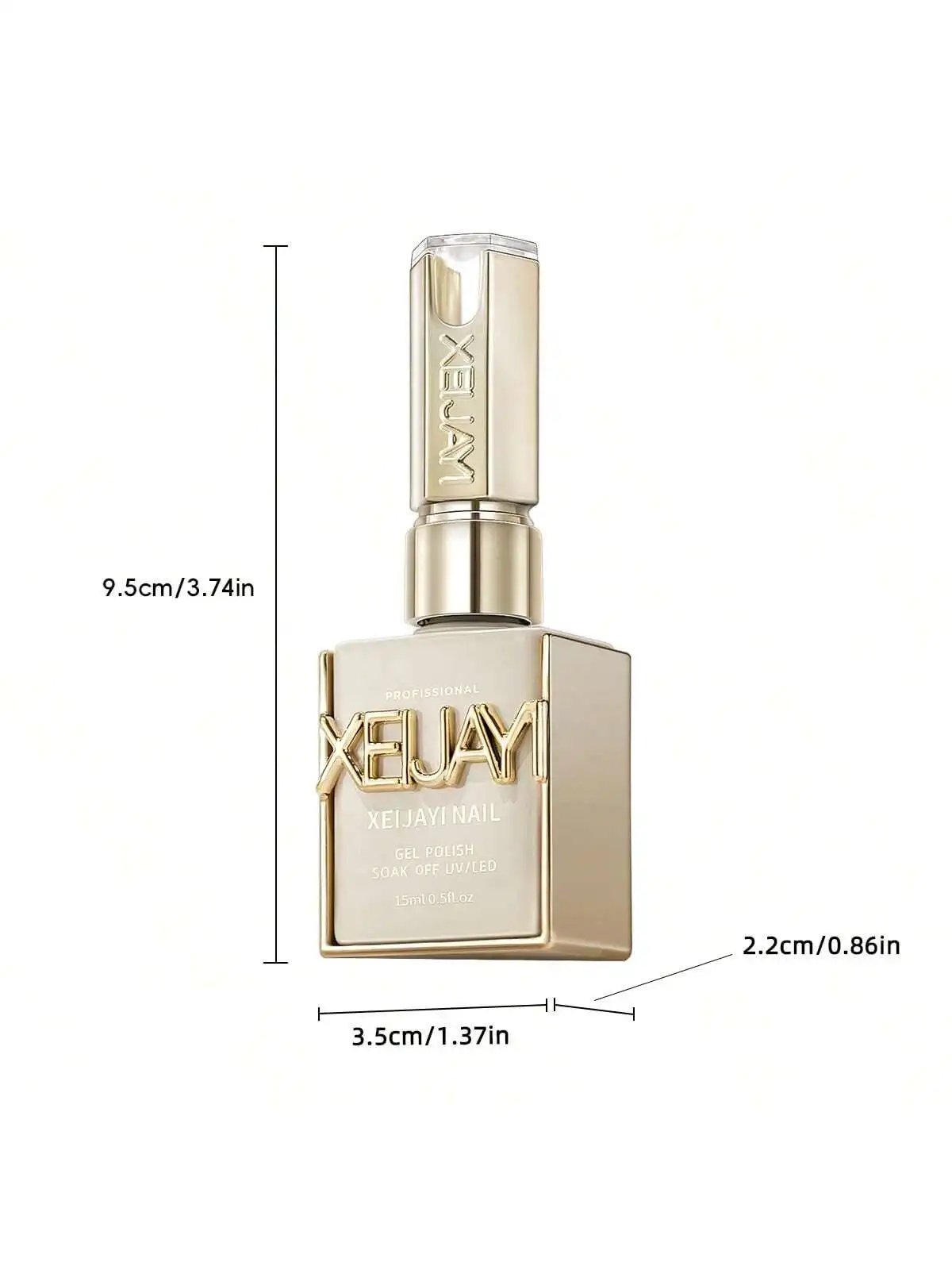 15ml Snow Pear Crushed Ice Cat Eye Gel Nail Polish,  Shiny Bubble-Free UV/LED Quick-Drying Gel Suitable For Nail Art DIY Design