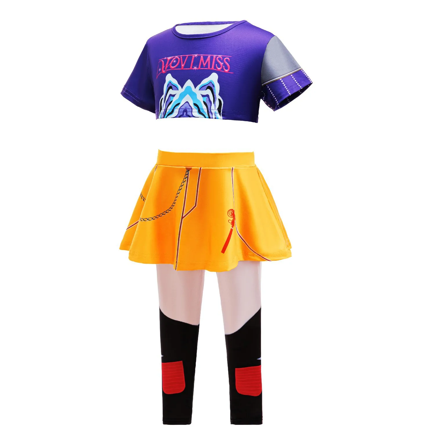 3PS girl suit Korean trend hip-hop role play costume Birthday party stage performance costume Halloween carnival children's cost