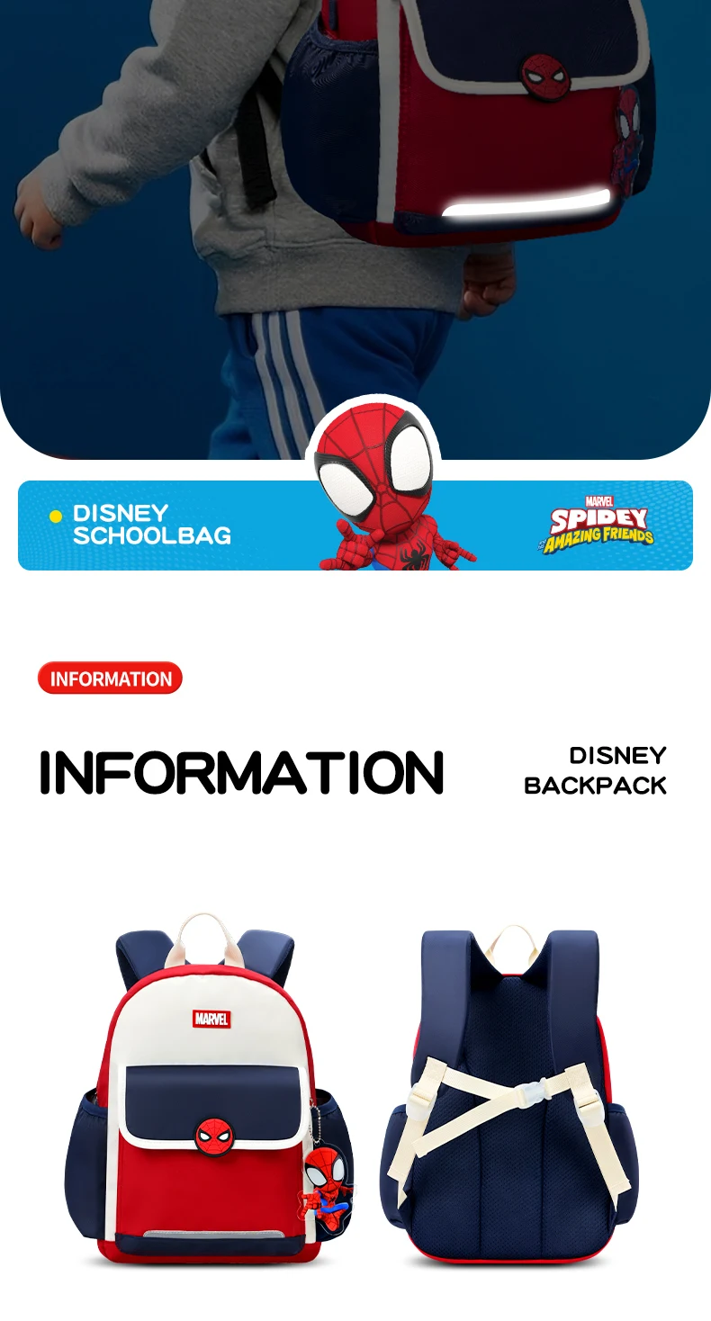 Disney Children's School Bag Nursery Backpack Lightweight Baby Rucksack Travel Leisure Backpack Unisex Children's Bag