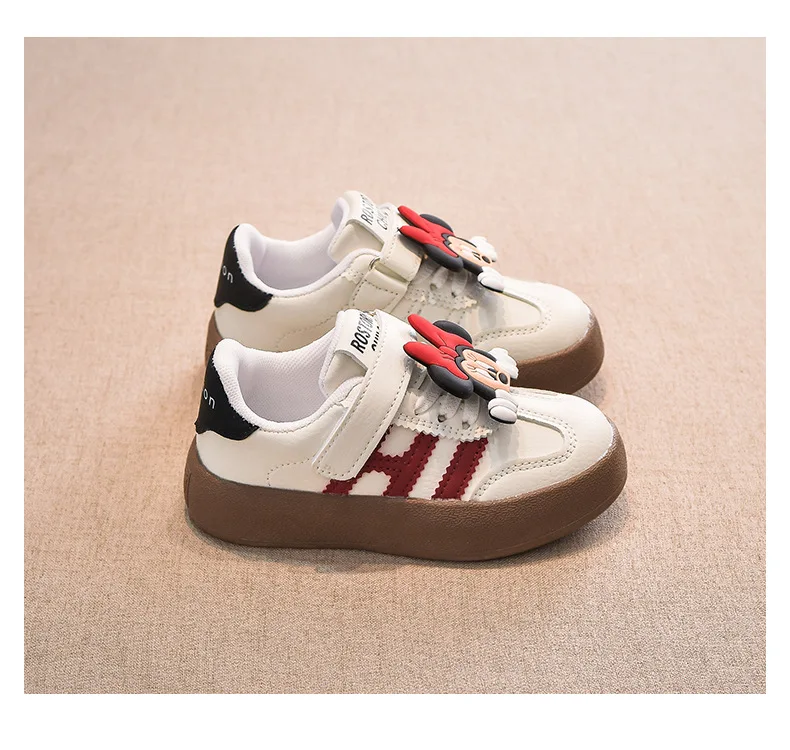 2026 Children's New Casual Shoes Girls Fashion Sneakers Cute Cartoon Boys Sport Shoes Anti-slip Soft Sole Kids Board Shoes