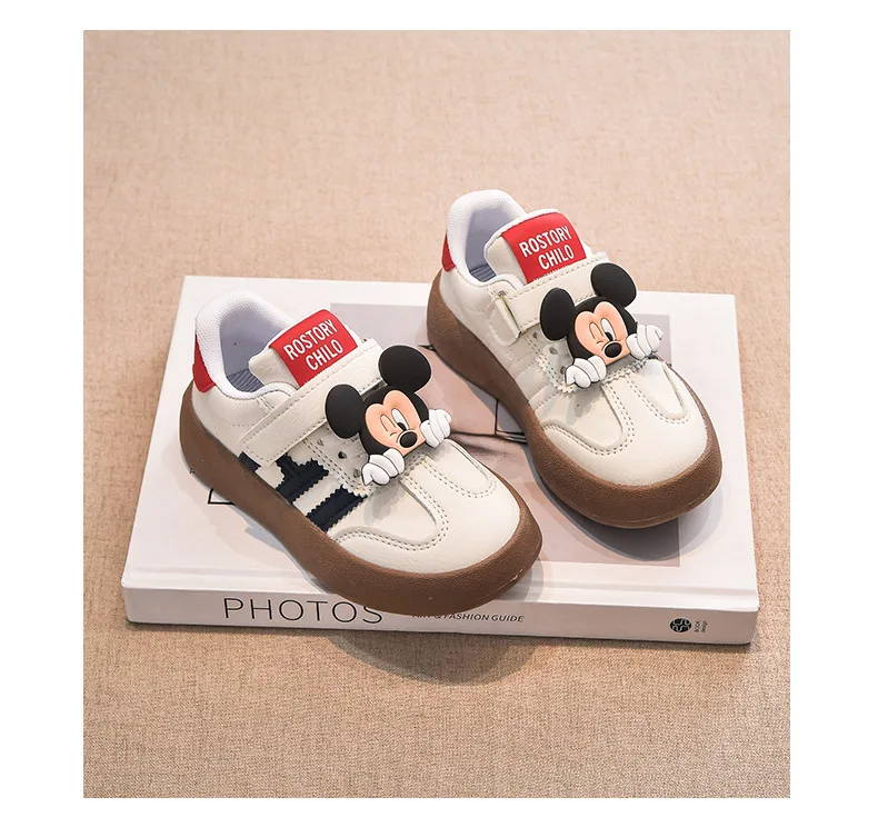 2026 Children's New Casual Shoes Girls Fashion Sneakers Cute Cartoon Boys Sport Shoes Anti-slip Soft Sole Kids Board Shoes