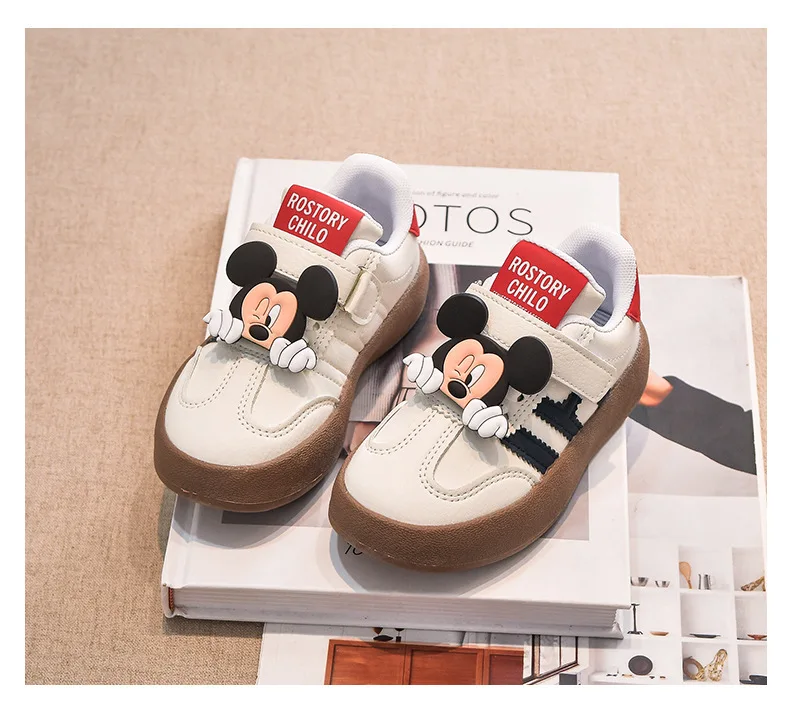 2026 Children's New Casual Shoes Girls Fashion Sneakers Cute Cartoon Boys Sport Shoes Anti-slip Soft Sole Kids Board Shoes