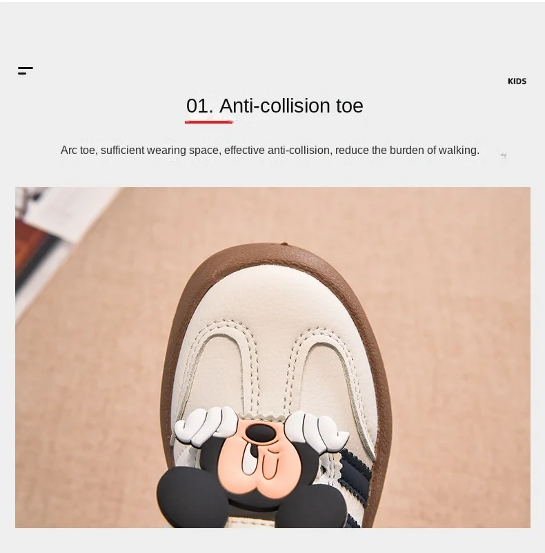 2026 Children's New Casual Shoes Girls Fashion Sneakers Cute Cartoon Boys Sport Shoes Anti-slip Soft Sole Kids Board Shoes