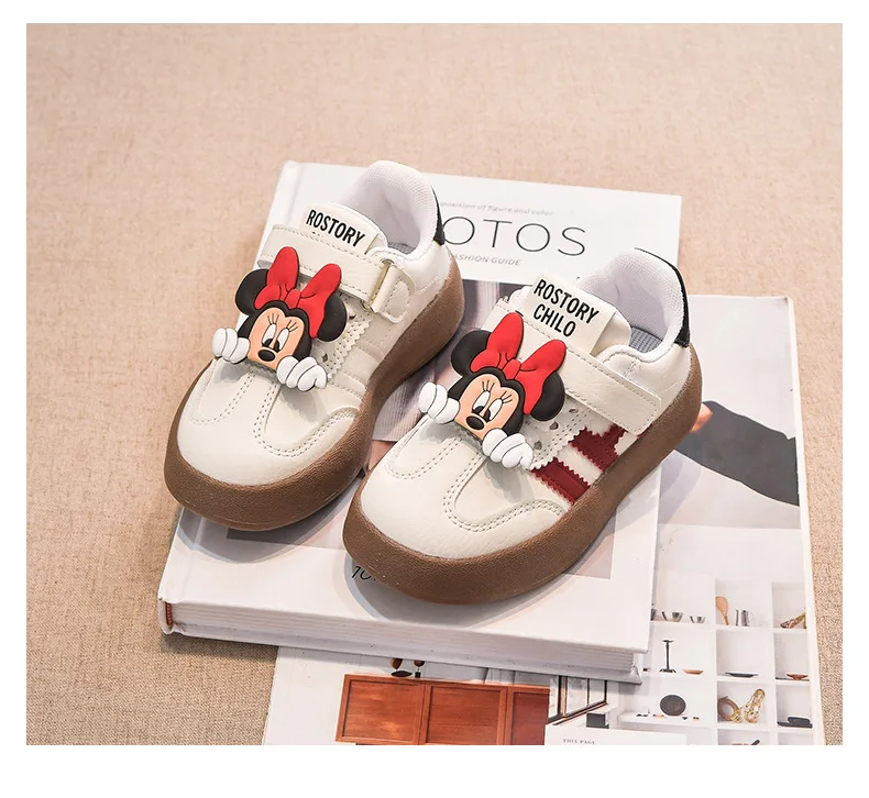 2026 Children's New Casual Shoes Girls Fashion Sneakers Cute Cartoon Boys Sport Shoes Anti-slip Soft Sole Kids Board Shoes