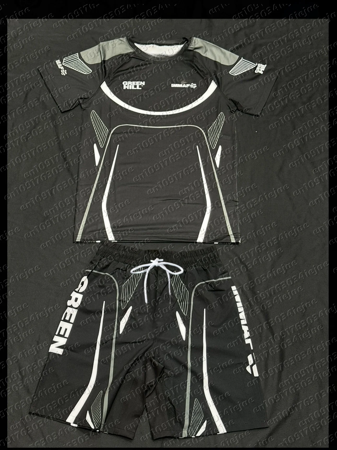 Adult Children Wrestling Sports Set Quick Drying Breathable Rash Guard T-shirts and Shorts Training Combat Sportswear Suit
