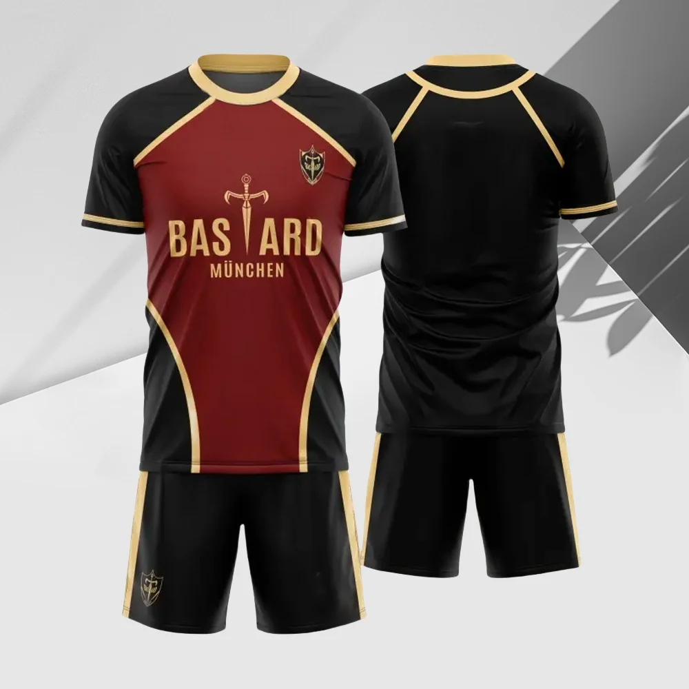 2026 New Summer Boys Sports T Shirt Set 3D Print Digital 14 Printed T Shirt Short 2 Piece Suit Sports Top Quick Drying