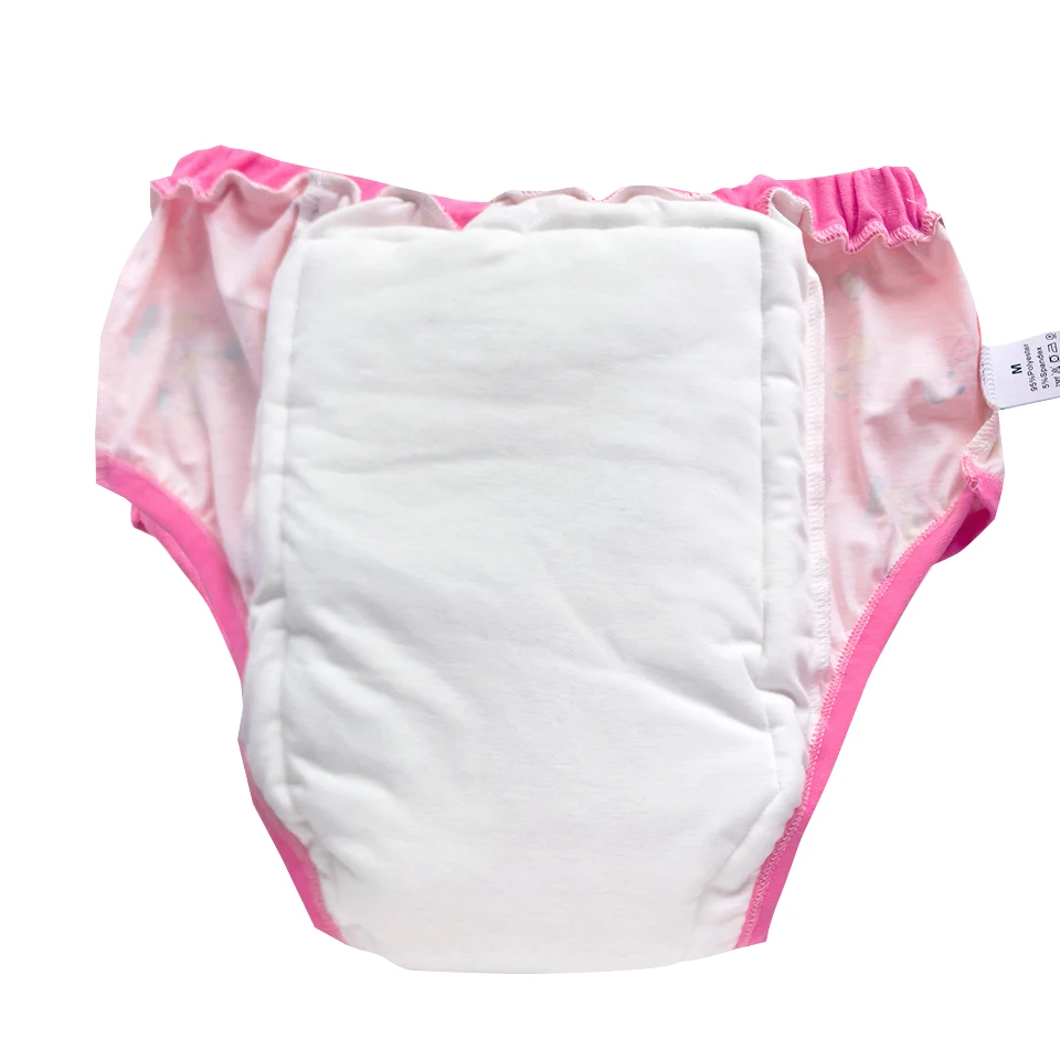 Adult Baby Reusable Diapers Panties Potty Training Pants For Boy Girl Ecological Cloth Diaper Washable Toilet Adult Cotton Nappy