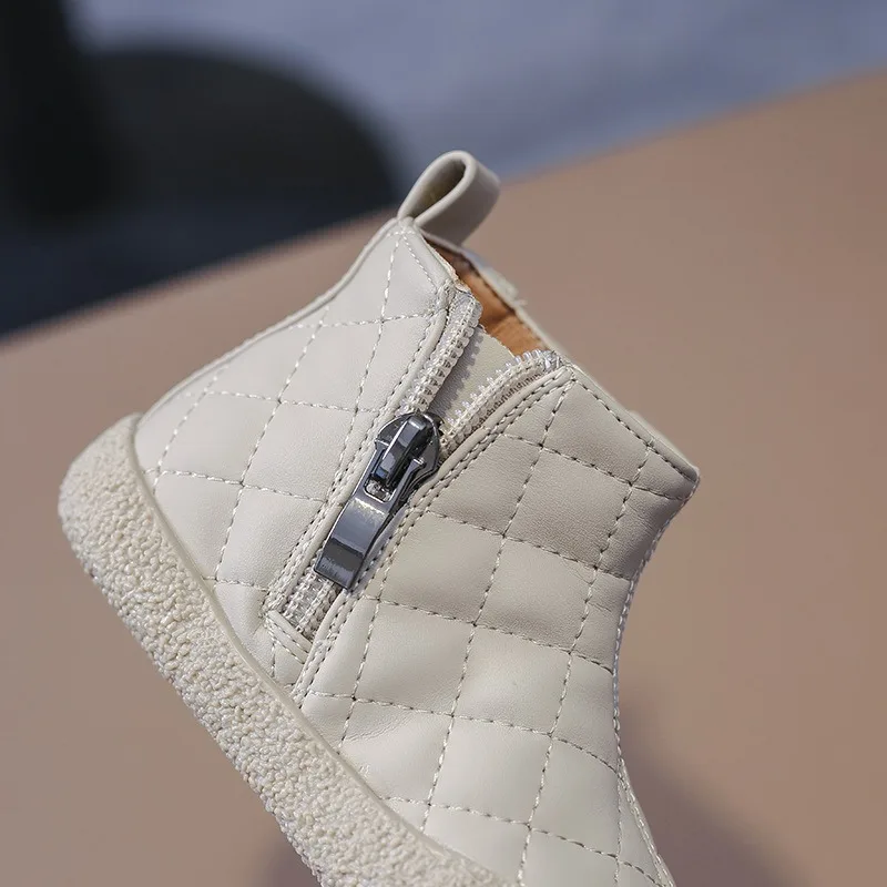 Winter Boots for Baby Boys Outdoor Girls Snow Boots Plush Children Cotton Shoes Non-slip Kids Casual Shoes Infant Toddler Shoes