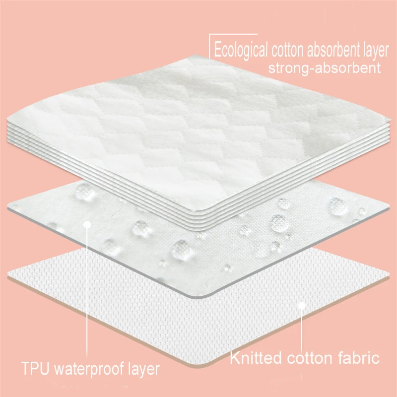 5pcs Baby Cotton Training Panties Waterproof Reusable Cloth Diapers Potty Training Underwear Nappies for Toddlers