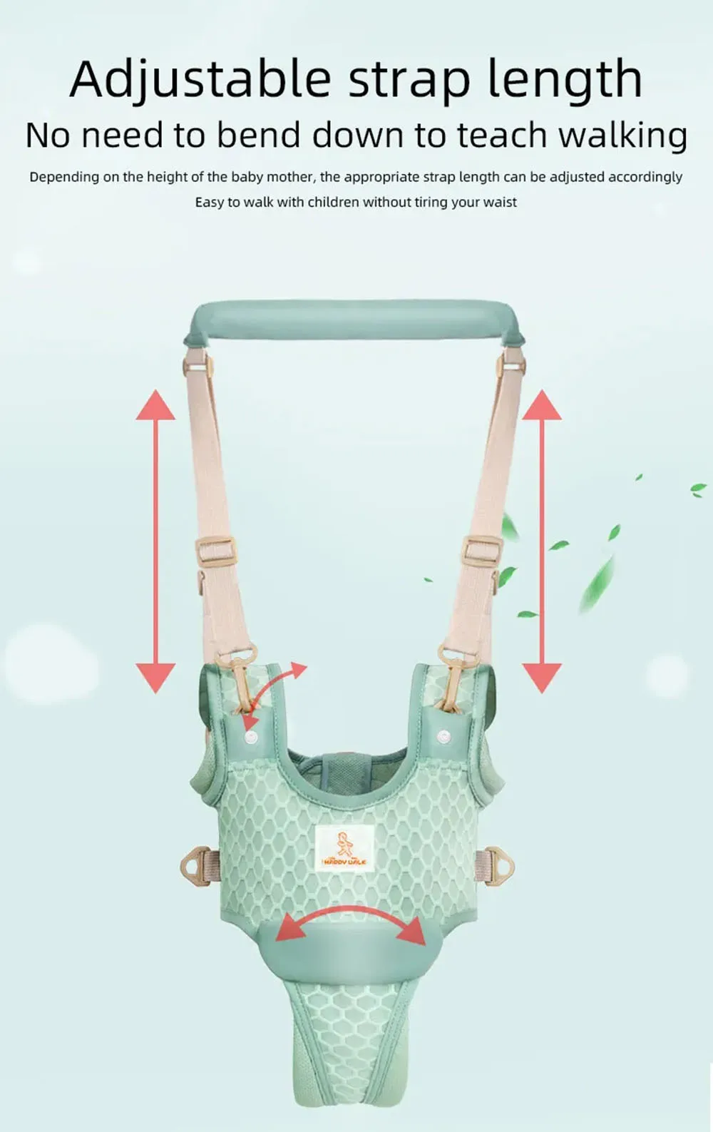 Toddler Infant Walker Harness Assistant Belt Help Baby Walk Child Learning Walk Support Assist Trainer Baby Walking Harness