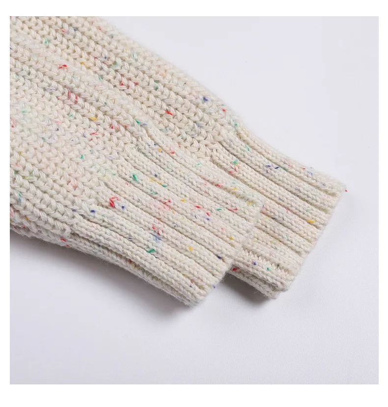 New Autumn Girls Sweater Kids Sweaters Chunky Knit Brief Spring Winter Sweaters Long Sleeve Boys Pullover Warm Knit Baby Clothes
