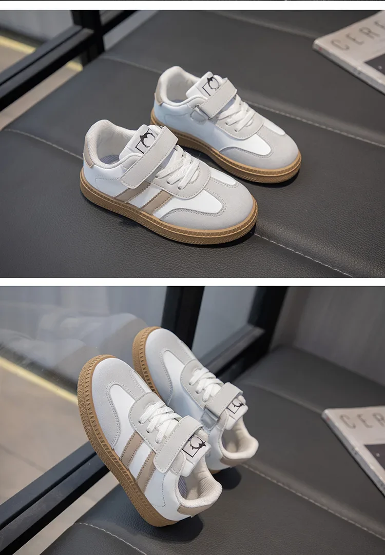 Lightweight Kids Skate Shoes 2025 New Spring Boys Non-slip Sports Footwear Breathable Training Running Fashion Sneakers