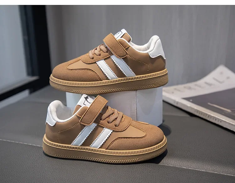 Lightweight Kids Skate Shoes 2025 New Spring Boys Non-slip Sports Footwear Breathable Training Running Fashion Sneakers