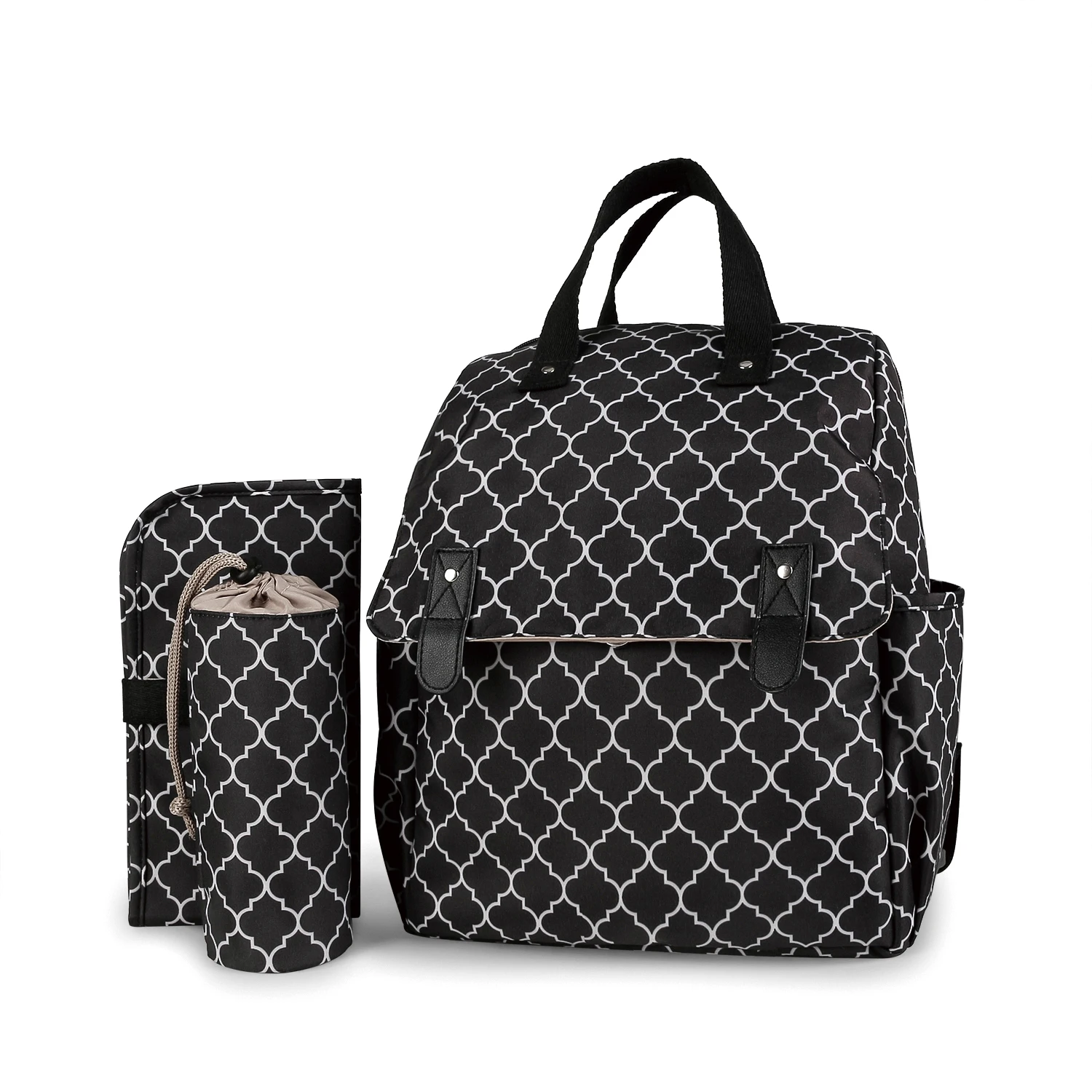 Shoulder Mommy Includes Urine Mat, Independent Bottle Bag, Multi functional Mommy Bag, Maternal and Child Travel Bag