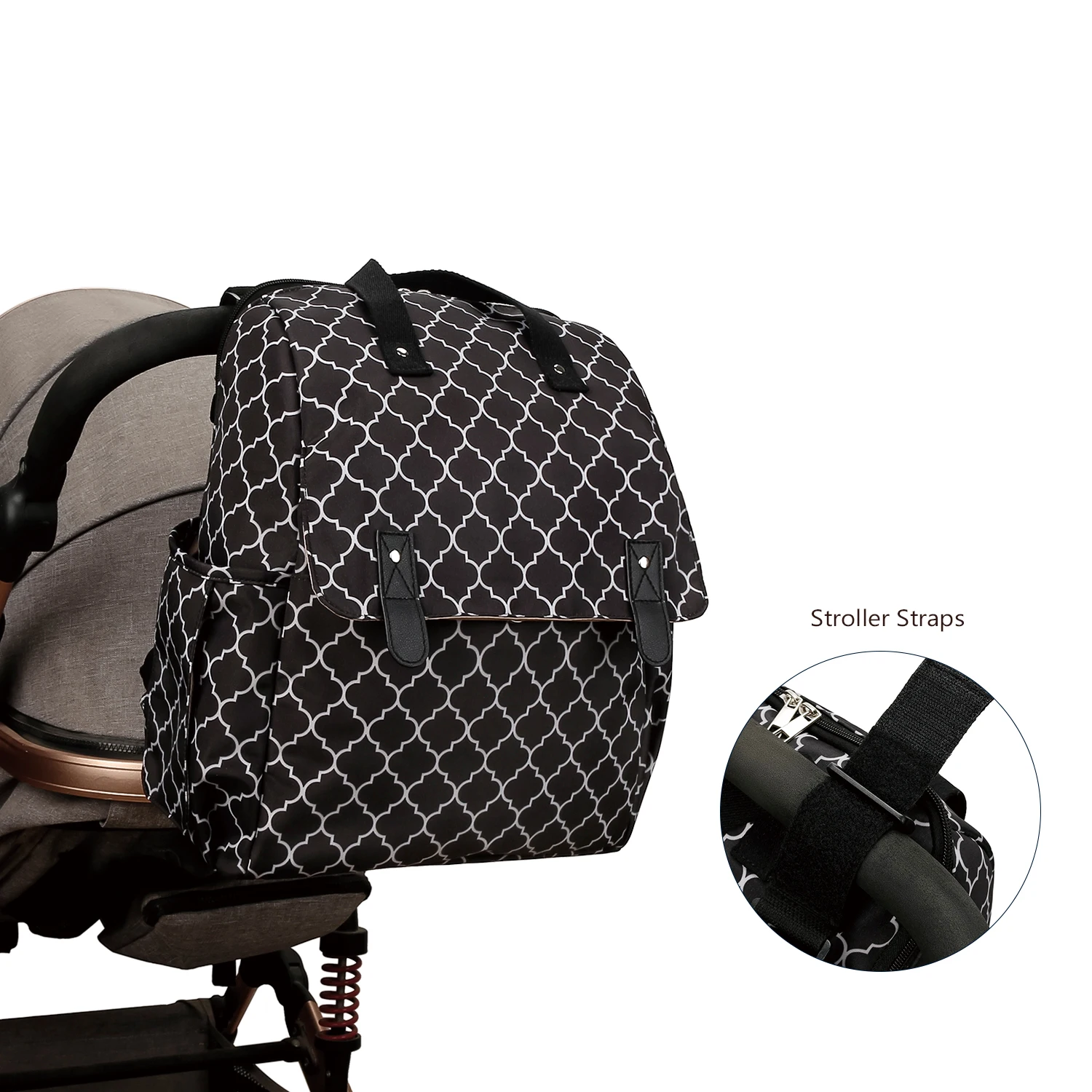 Shoulder Mommy Includes Urine Mat, Independent Bottle Bag, Multi functional Mommy Bag, Maternal and Child Travel Bag
