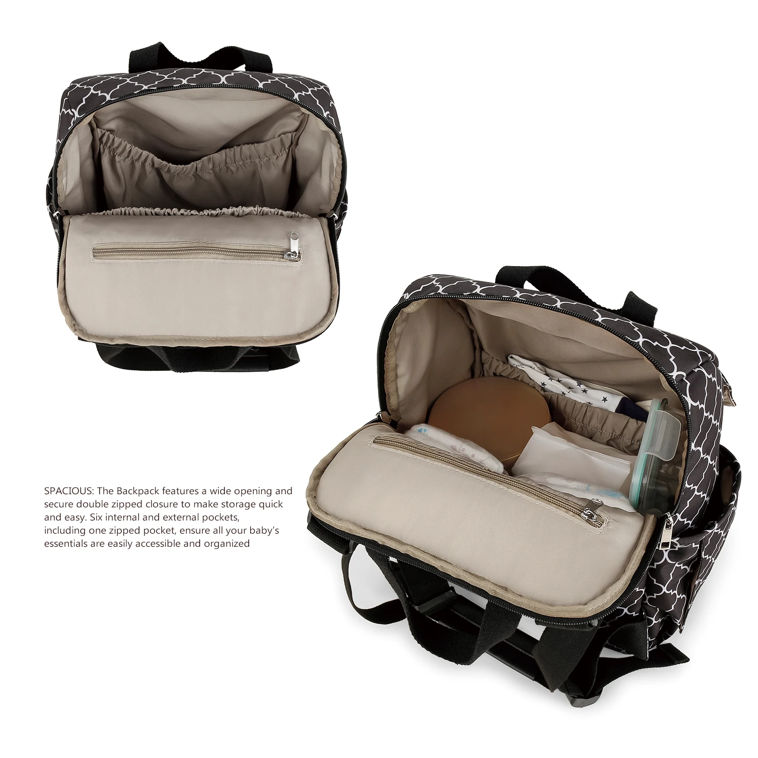Shoulder Mommy Includes Urine Mat, Independent Bottle Bag, Multi functional Mommy Bag, Maternal and Child Travel Bag