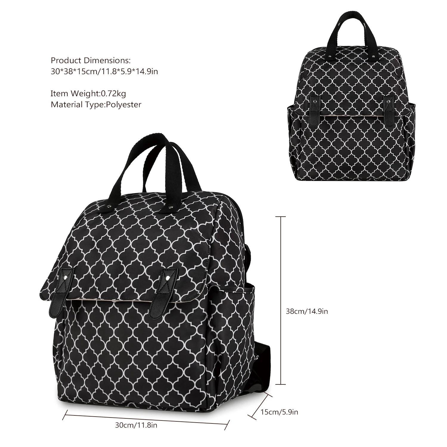 Shoulder Mommy Includes Urine Mat, Independent Bottle Bag, Multi functional Mommy Bag, Maternal and Child Travel Bag