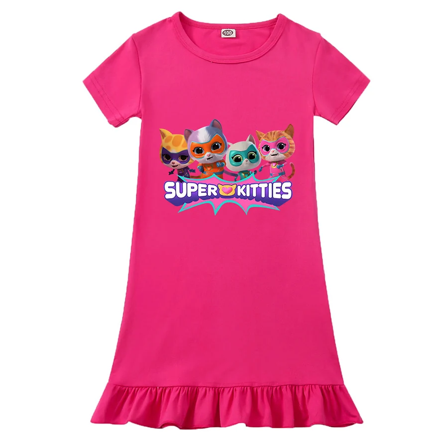 Super Kitties Outdoor Clothing Princess Dress for Girls Baby Girl Outfits Children Dresses Our Beloved Baby Fashion for Babies
