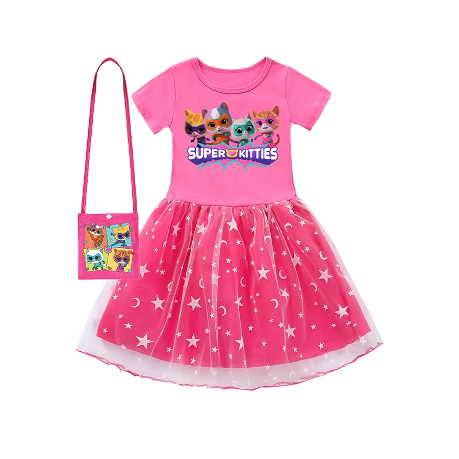 Super Kitties Outdoor Clothing Princess Dress for Girls Baby Girl Outfits Children Dresses Our Beloved Baby Fashion for Babies