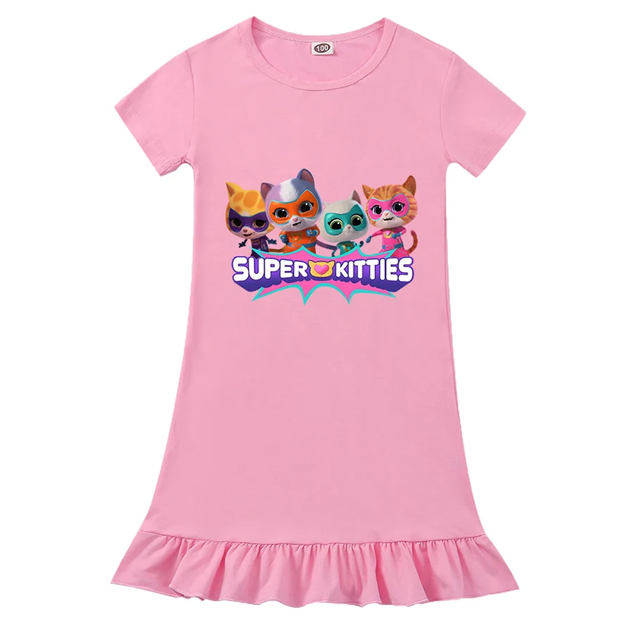 Super Kitties Outdoor Clothing Princess Dress for Girls Baby Girl Outfits Children Dresses Our Beloved Baby Fashion for Babies