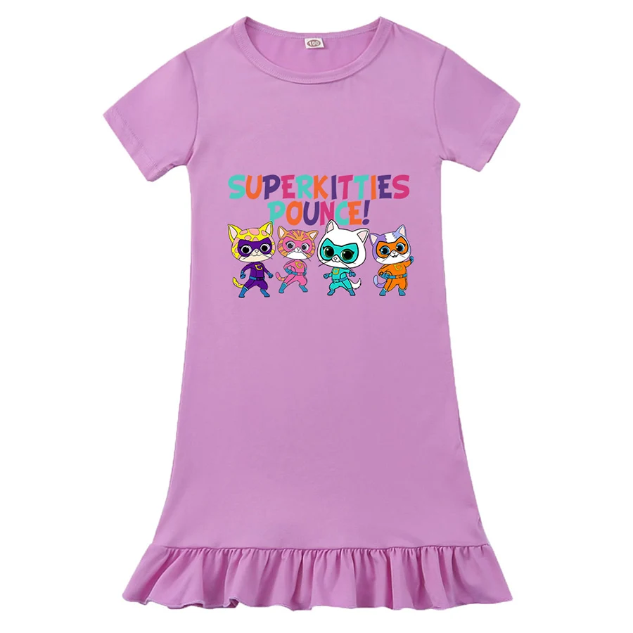 Super Kitties Outdoor Clothing Princess Dress for Girls Baby Girl Outfits Children Dresses Our Beloved Baby Fashion for Babies