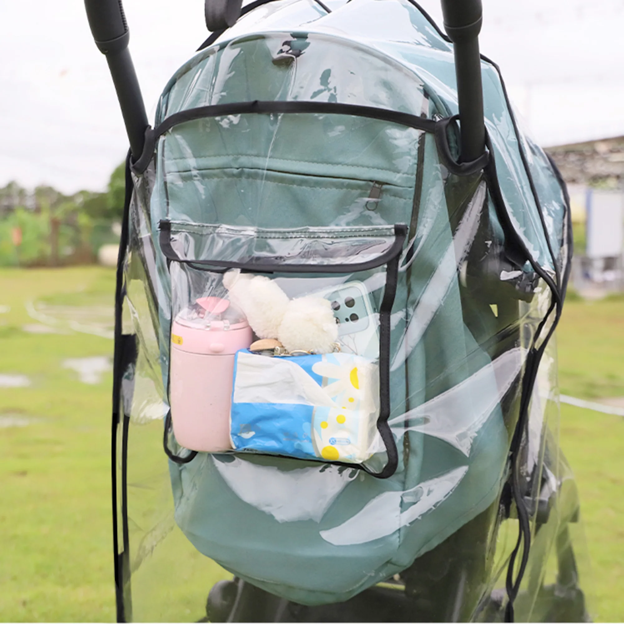 Stroller Accessories Rain Cover for Babyzen Yoyo Baby Yoya Plus Windproof Waterproof Infant Pram Pushchair Universal Raincoat
