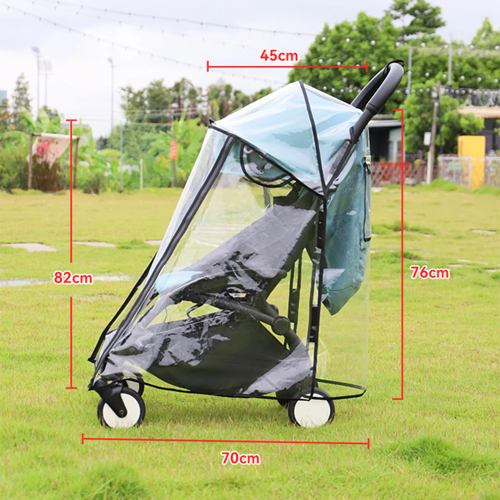Stroller Accessories Rain Cover for Babyzen Yoyo Baby Yoya Plus Windproof Waterproof Infant Pram Pushchair Universal Raincoat